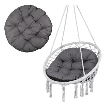 Greenblue GB243 GR Dārza spilvens šūpolēm un krēsliem, 110 cm, Pelēks