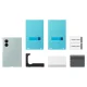 Samsung Silicone Magnet vāciņš Galaxy Z Fold 8 ar 2 aizsargplēvēm, zaļš