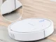 Bezvadu putekļsūcējs robots ar mitrās uzkopšanas funkciju, balts