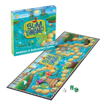 Children's Board Game for Addition and Subtraction Learning Resources LER 5052