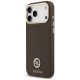 Guess Grained Strass Logo MagSafe Phone Case Cover iPhone 17 Pro Max - Brown