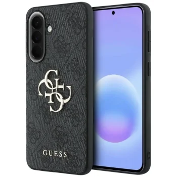 Чехол Guess Leather 4G Metal Logo для Samsung Galaxy A57 5G, черный