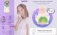 Pārnēsājams sieta inhalators Feellife Air Kids Dzeltens