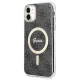 Apple iPhone 11 6.1\'\' Guess 4G Print MagSafe Case Cover (GUBPN61H4EACSK) + Charger, Black | Чехол Кейс...