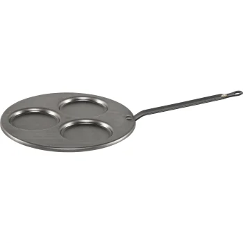 De Buyer Mineral B Element blīnu panna 27 cm, 3 nodalījumi