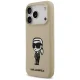 Karl Lagerfeld Silicone Karl Sketch & Logo MagSafe vāciņš iPhone 17 Pro, brūns