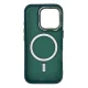 Magnetic Collection MagSafe iPhone 16 Pro Max vāciņš - tumši zaļš | Case Dark Green