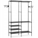 Massido 686600 Freestanding Clothes Rack, Black