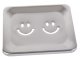 Wall-Mounted Metal Soap Dish with Drainage, Silver