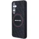 Mercedes AMG Samsung Galaxy S24+ vāciņš Silicone Carbon Pattern MagSafe, melns