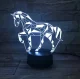 Светодиодная 3D Ночная Настольная Лампа Ночник \"Единорог\" | Unicorn...