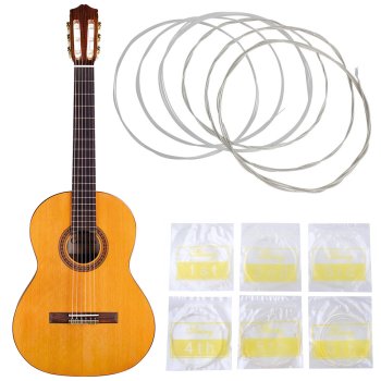 Different Sizes Nylon Classical Guitar Strings, 6 pcs.