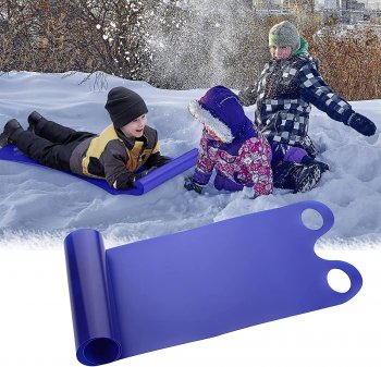 Sļūkšanas Paklājs Ragavas Paliktnis Sniega Slīdnis, 92x46 cm | Flexible Snow Hill Slider Mat Sledge