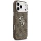 Guess 4G Big 4G Classic Logo Phone Case Cover iPhone 17 Pro Max Brown - Silver