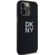 Чехол DKNY для iPhone 15 Pro Max Liquid Silicone Metal Logo, черный