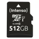 Atmiņas karte Intenso microSDXC 512GB Class 10 UHS-I Premium ar adapteri