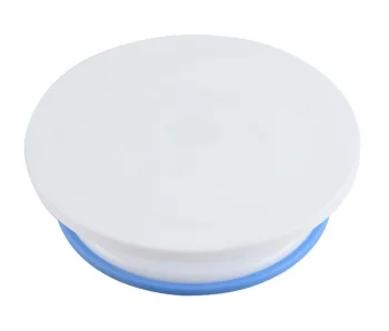 Grozāms kūku dekorēšanas paliktnis 28 cm, balts