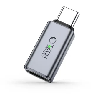 Tech-Protect UltraBoost USB-C uz Lightning audio adapteris - Pelēks
