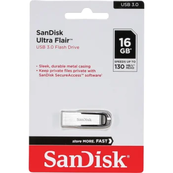 USB zibatmiņa SanDisk Cruzer Ultra Flair 16 GB USB 3.0 SDCZ73-016G-G46