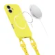 Tech-Protect iPhone 16 vāciņš MagNecklace MagSafe ar aukliņu, dzeltens