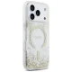 Guess Resin Bottom Glitter MagSafe vāciņš iPhone 18 Pro / 17 Pro, zelta