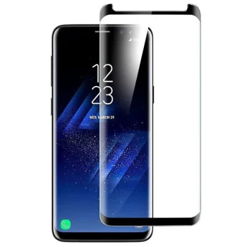 5D Tempered Glass Screen Protector for Samsung Galaxy S9+ Plus SM-G965F (3mm 9H, black- защитное стекло...