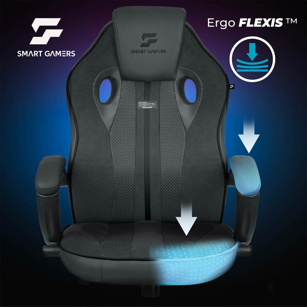 Ergonomic Gaming Chair Sofotel Master, Swivel Racing PC Seat (3)