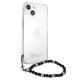 Guess iPhone 13 mini Transparent Case Pearl Black