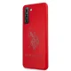 Samsung Galaxy S21+ Plus (SM-G996B) US Polo Silicone On Tone Case Cover (USHCS21MSLHRTRE), Red
