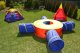 7-in-1 Kids Play Tent Set with 4 Crawl Tunnels and Playhouses