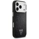 Guess Glitter Triangle Logo MagSafe Phone Case Cover iPhone 17 Pro - Black