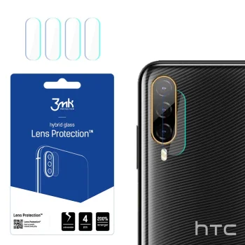 HTC Desire 22 Pro Aizmugurējās Kameras Aizsargstikls, 4 gab. | 3MK Lens Protection Back Camera Tempered Glass...