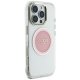 Guess iPhone 16 Pro Max vāciņš IML Metal Colored Circle MagSafe, rozā