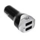 Maclean Energy MCE157 auto lādētājs 2x USB QC 3.0 4.8A ar kabeli 1.5m, Silver