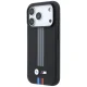 Чехол BMW M Quadrille Kevlar MagSafe для iPhone 17 Pro / 18 Pro, черный