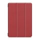 Lenovo Tab M10 (TB-X605F) Tri-fold Stand Leather Case for Lenovo Tab M10 (TB-X605F) - Wine Red