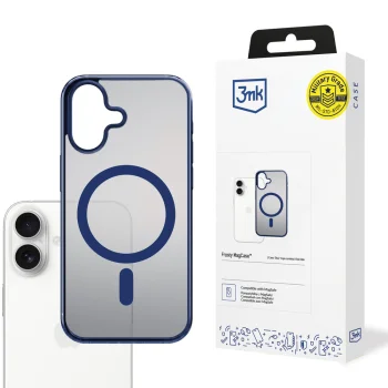 Чехол 3mk Protection для iPhone 17 Frosty MagCase, синий