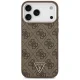 Чехол Guess 4G Triangle Logo MagSafe для iPhone 18 Pro Max / 17 Pro Max, коричневый