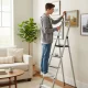 Modernhome alumīnija saliekamās kāpnes ar platformu, 5 pakāpieni, 150 kg