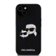 Apple iPhone 15 6.1\'\' Karl Lagerfeld Silicone Karl & Choupette MagSafe Cover Case, Black
