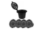 Многоразовые кофейные капсулы для Nespresso (5 шт.)