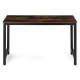 ModernHome Computer Desk 120x60 cm for Home Office Study and Gaming, Aged Walnut