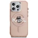 Vāciņš Karl Lagerfeld iPhone 16 Pro IML Choupette Sketch MagSafe, rozā