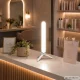 Настольная LED лампа для макияжа и съемки 3 режима света Белая
