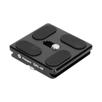 Fotopro QAL-40 ātrās fiksācijas plāksne, Arca-Swiss, melna