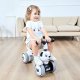 ECOTOYS Dog Baby Balance Bike 4-Wheel Ride-On Toy