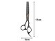 Professional Hair Thinning Scissors Texturizing Shears 17 cm, Black