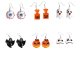 Halloween Earrings, Plastic, Various Designs