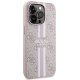 Guess 4G Printed Stripes MagSafe case for iPhone 15 Pro Max - pink