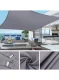 Markīzes bura saule un lietus abažūrs 3.6x3.6 m, pelēks l Awning sail sun and rain shade